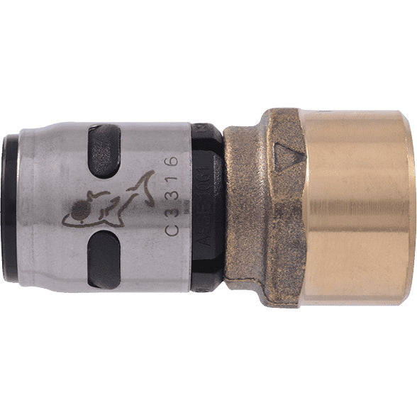 SharkBite EvoPEX Push-Fit Adapter 1/2 in Push x FNPT