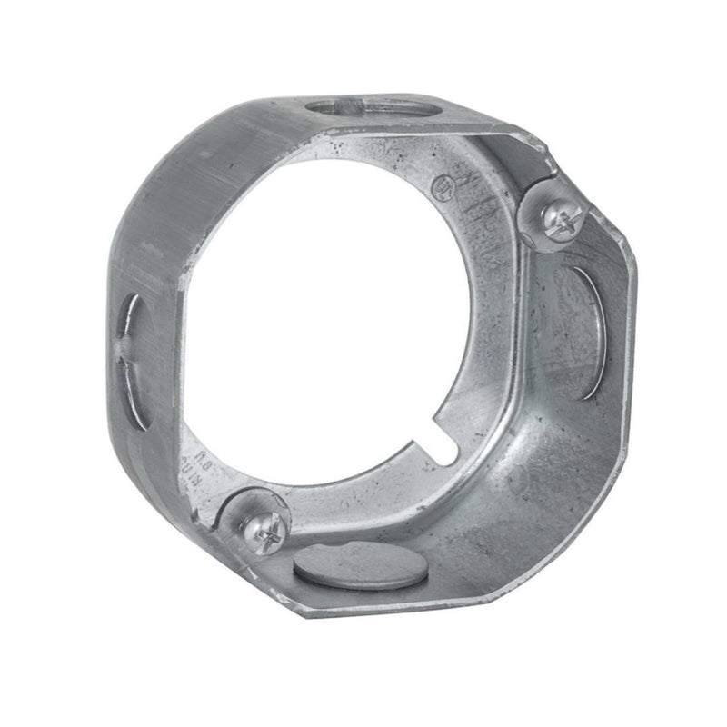 RACO Octagon Extension Ring 1-1/2 in L 3.165 in W 4-Knockout Steel Galvanized