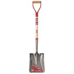 ACE Shovel 9 in W Blade Steel Blade American Ash Handle D Grip Handle 27 in L Handle