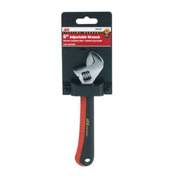 ACE Adjustable Wrench 12 in OAL Chrome Vanadium Steel Comfort Grip Handle
