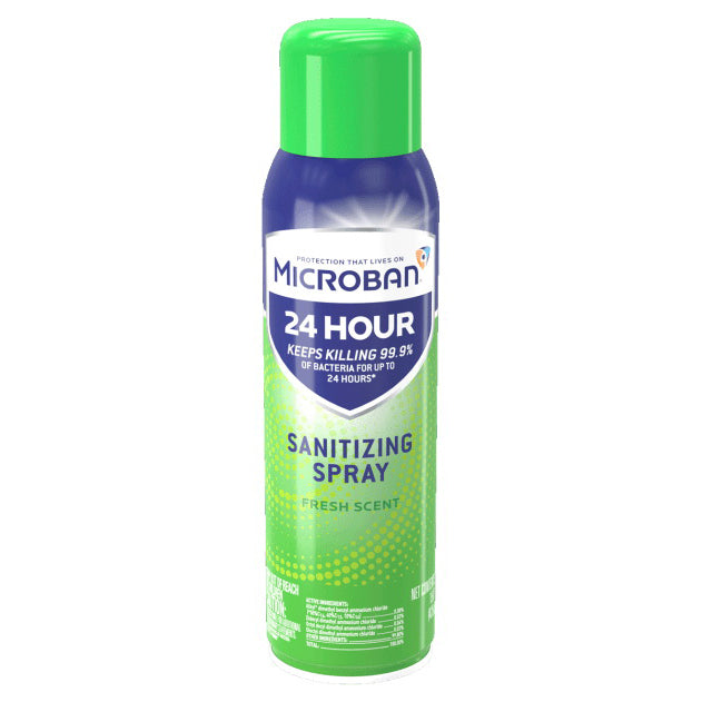 MICROBAN Disinfectant Sanitizing Spray 15 fl-oz Aerosol Fresh Clear