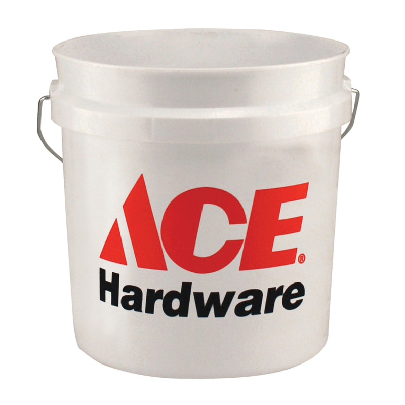 ACE Bucket 2 gal Capacity Plastic White