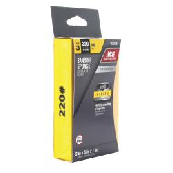 ACE Sanding Sponge 5 in L 3 in W 220 Grit Super Fine