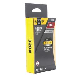 ACE Sanding Sponge 5 in L 3 in W 320 Grit Super Fine