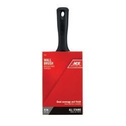 ACE Paint Brush Flat Brush 4 in L Bristle Nylon/Polyester Bristle Sash Handle