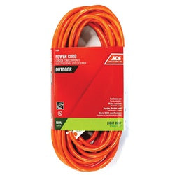 ACE Extension Cord 16 AWG Cable 50 ft L 13 A 125 V Orange