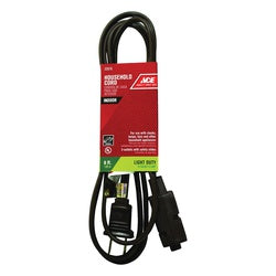 ACE Extension Cord 16 AWG Cable 6 ft L 13 A 125 V Brown