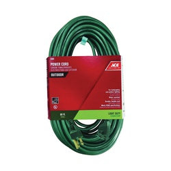 ACE Extension Cord 16 AWG Cable 80 ft L 13 A 125 V Green