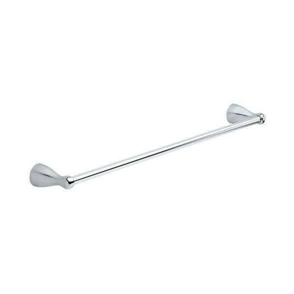 DELTA Foundations Towel Bar 24 in L Rod Die-Cast Zinc Polished Chrome Wall Mounting