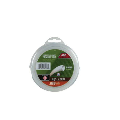 ACE Round Trimmer Line 0.095 in Dia 40 ft L