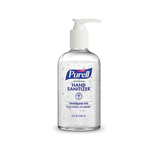 PURELL Advanced Hand Sanitizer Citrus Clear/Light Yellow 8 fl-oz Bottle