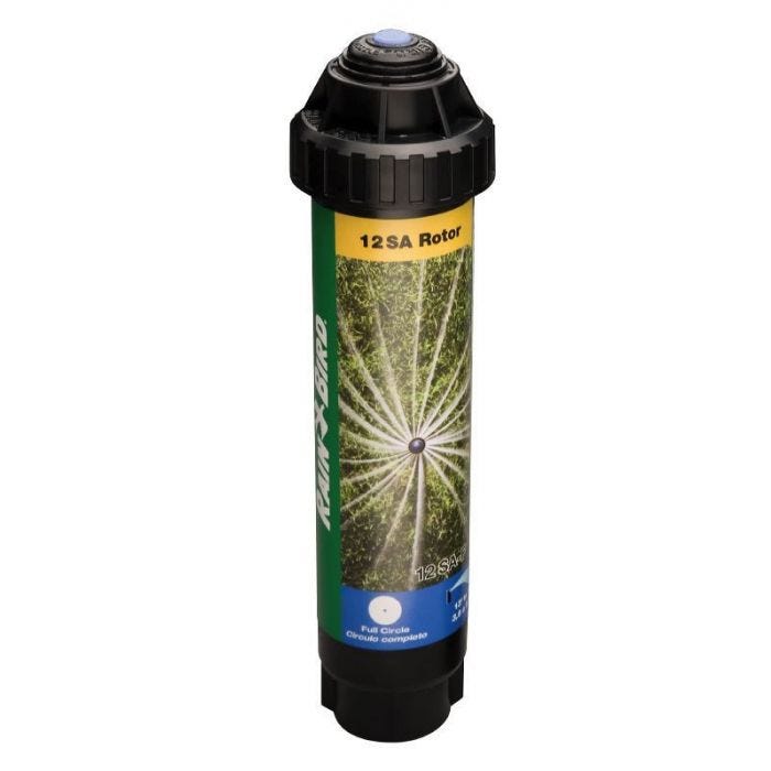 Rain Bird 12SA Mini Pop-Up Rotor Sprinkler 1/2 in Connection Female Thread 4 in H Pop-Up 13 to 18 ft