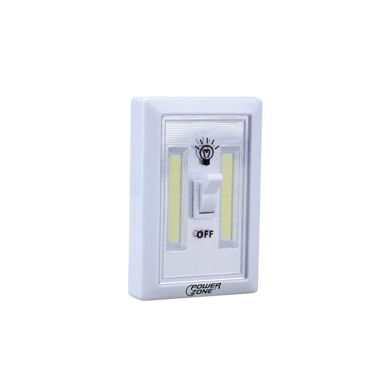 PowerZone Cordless Light Switch LED Lamp 200 Lumens Wall Mounting