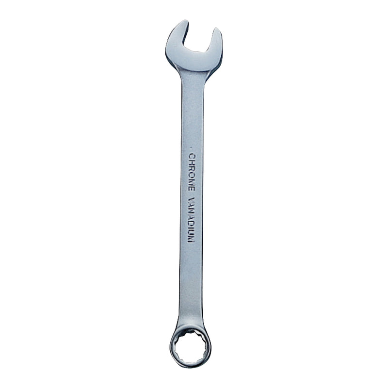 Vulcan Combination Wrench Metric 10 mm Head Chrome Vanadium Steel Silver Round Handle