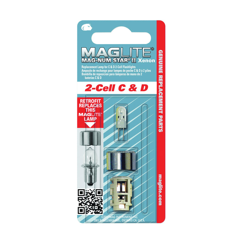 MAGLITE Mag-num Star Replacement Lamp Bi-Pin Lamp Base Xenon Lamp 31 Lumens