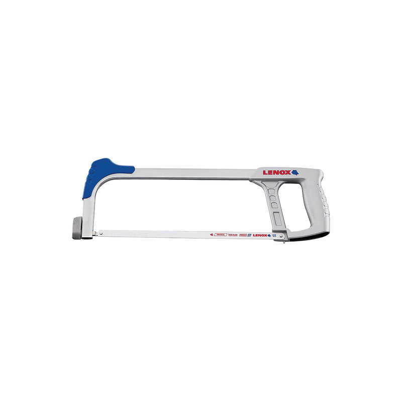 Lenox Hacksaw Frame 12 in L Blade 24 TPI Steel Blade 4 in D Throat Ergonomic Handle Zinc Handle