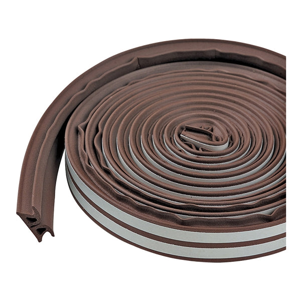 M-D Weatherstrip Tape 3/8 in W 17 ft L EPDM/Silicone Brown