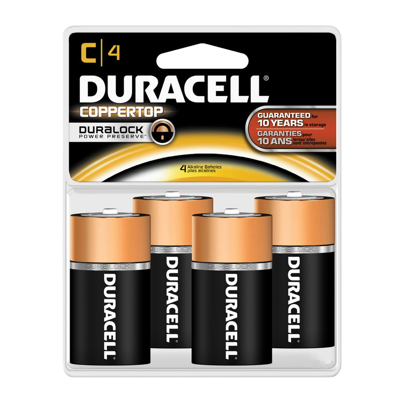 DURACELL Alkaline Battery 1.5 V Battery 7 Ah C Battery Manganese Dioxide