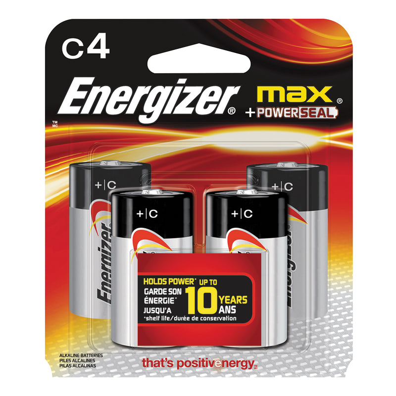 Energizer Alkaline Battery 1.5 V Battery 8 Ah C Battery Zinc Manganese Dioxide