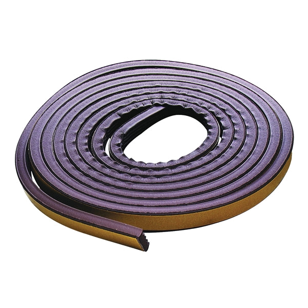 M-D Weatherstrip Tape 3/8 in W 17 ft L EPDM Rubber Brown