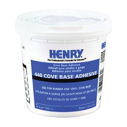 HENRY Cove Base Adhesive Beige 1 qt Cartridge