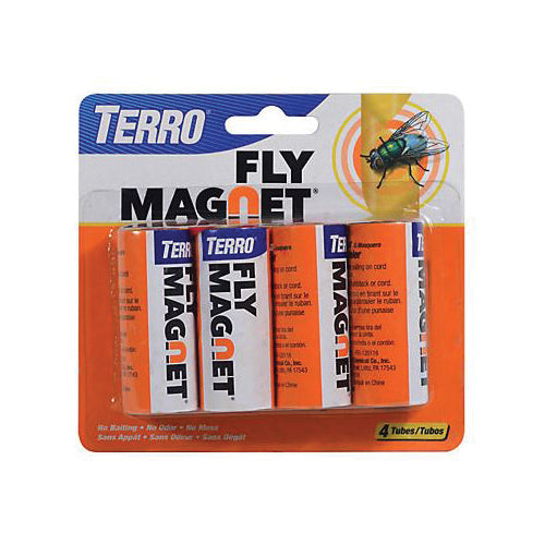 TERRO Fly Magnet Sticky Fly Paper Trap Solid Pack