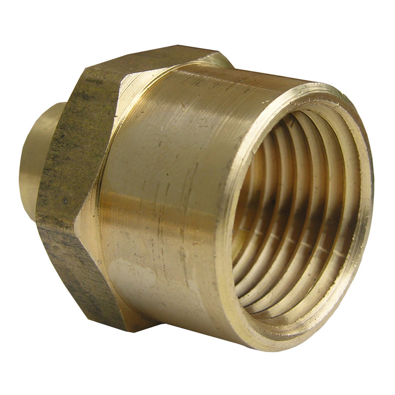 cd 1/2x3/8 brass bell reducer