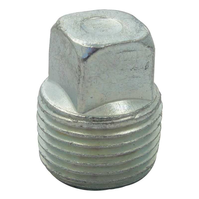 cd 1/4 galv square head plug