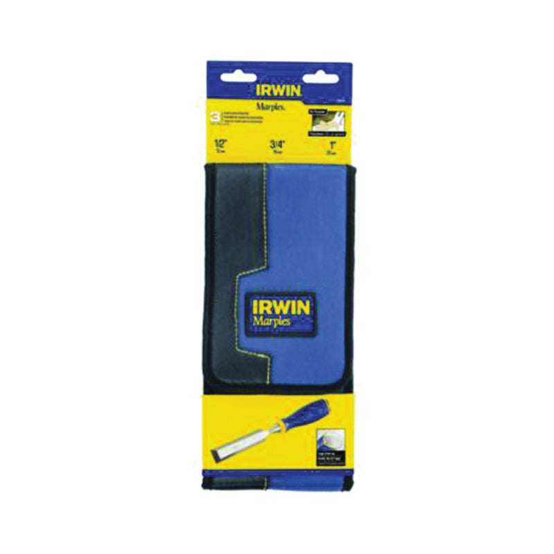 IRWIN Marples Construction Chisel Wallet Steel Blade Ergonomic Handle