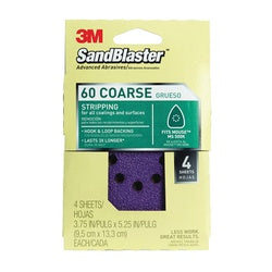 3M SandBlaster Sanding Sheet 3/4 in W 5 in L 60 Grit Cubitron Mineral Abrasive