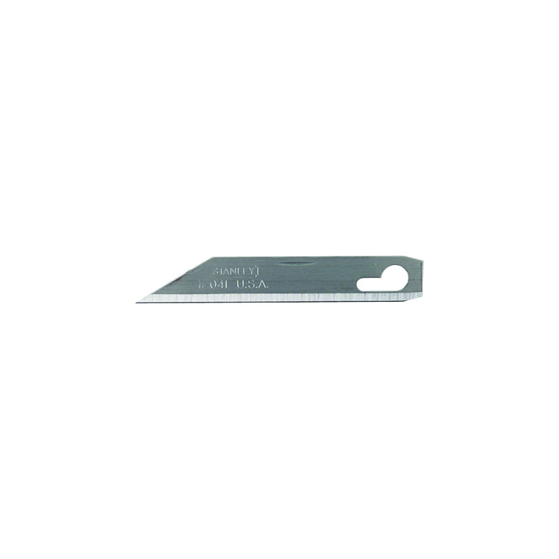 STANLEY Replacement Knife Blade 2-9/16 in L Stainless Steel Single-Edge 1-Point