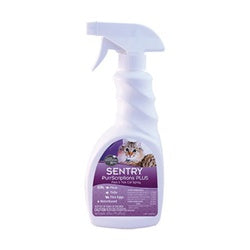 SENTRY PurrScriptions Plus Flea and Tick Spray 16 oz Bottle
