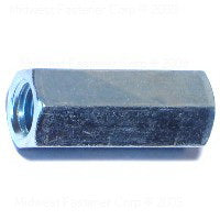 MIDWEST FASTENER Coupling Nut Coarse Thread 1/2-13 Thread Zinc