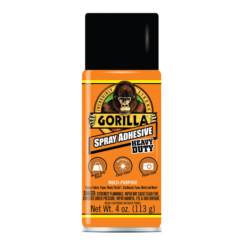 Gorilla Spray Adhesive Clear 4 oz