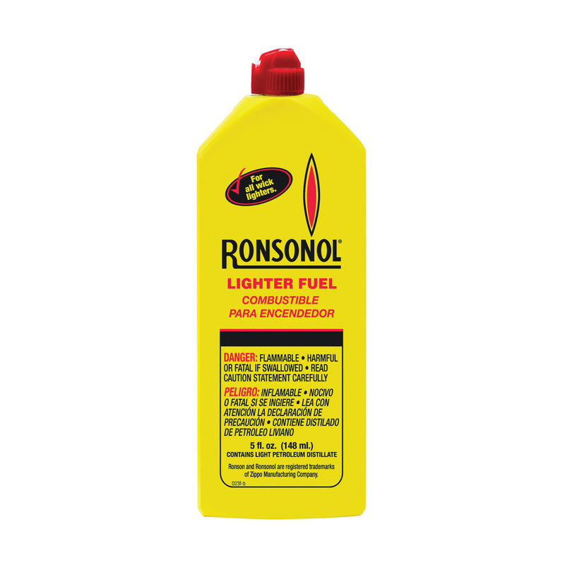 Ronson Lighter Fuel Liquid Clear 5 oz Bottle