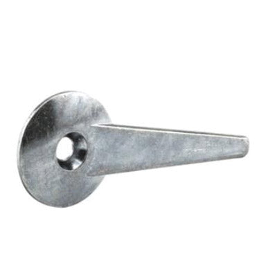 Prime-Line Lever Latch Aluminum Zinc 1-3/8 to 1-3/4 in Thick Door 2-1/2 in L Lever/Knob