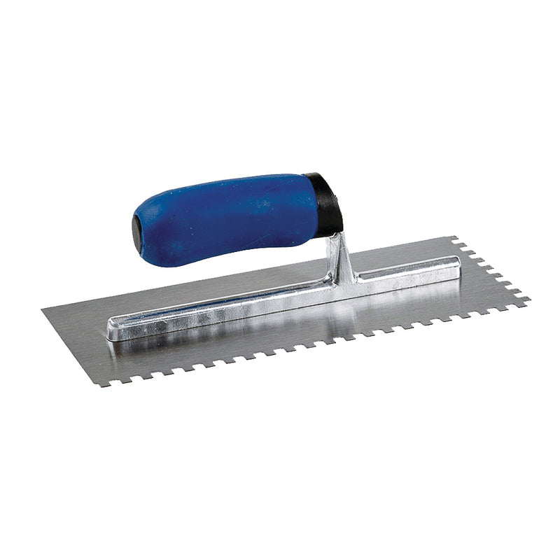 M-D Tile Installation Trowel 11 in L 4-1/2 in W Square Notch Comfort-Grip Handle