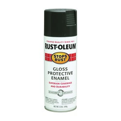 RUST OLEUM STOPS RUST Protective Enamel Spray Paint Gloss Smoke Gray 12 oz Aerosol Can