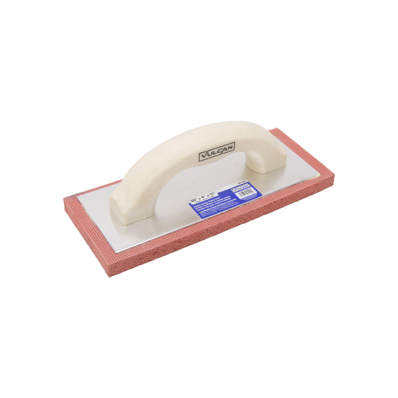Vulcan Masonry Float 10 in L Blade 4 in W Blade 5/8 in Thick Blade Molded Sponge Rubber Blade