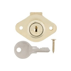 ACE Lock Cam Lock Brass Bright Brass