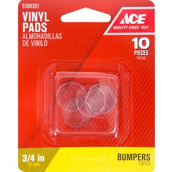 ACE 9966/ACE Protective Pad Vinyl Clear 3/4 in W Round