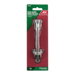 ACE 01 3028 638 Kick Down Door Stop Nickel Satin Nickel