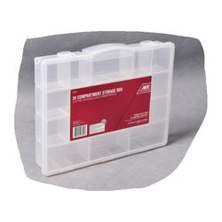 ACE Large Storage Box 20 Compartment Plastic Clear