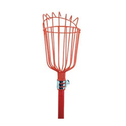 ACE Fruit Picker Foam Sponge/Steel Basket Fiberglass Handle