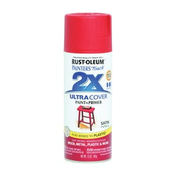 RUST OLEUM PAINTER'S Touch Satin Spray Paint Satin Paprika 12 oz Aerosol Can