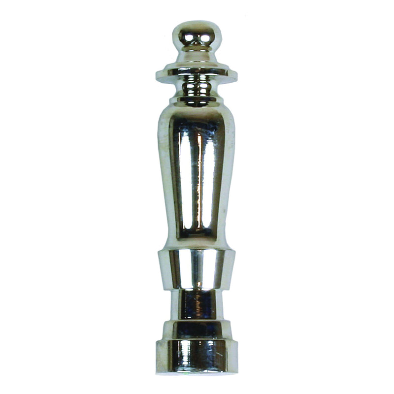 Jandorf Spindle Finial Nickel