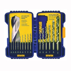 IRWIN Drill Bit Set General Purpose Cobalt HSS Black Oxide