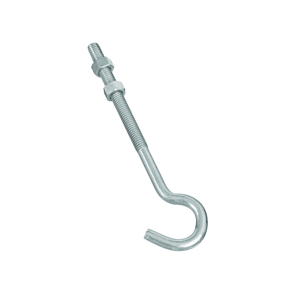 National Hardware 2162BC Series Hook Bolt 3/8 in Thread 7 in L Steel Zinc 135 lb Working Load