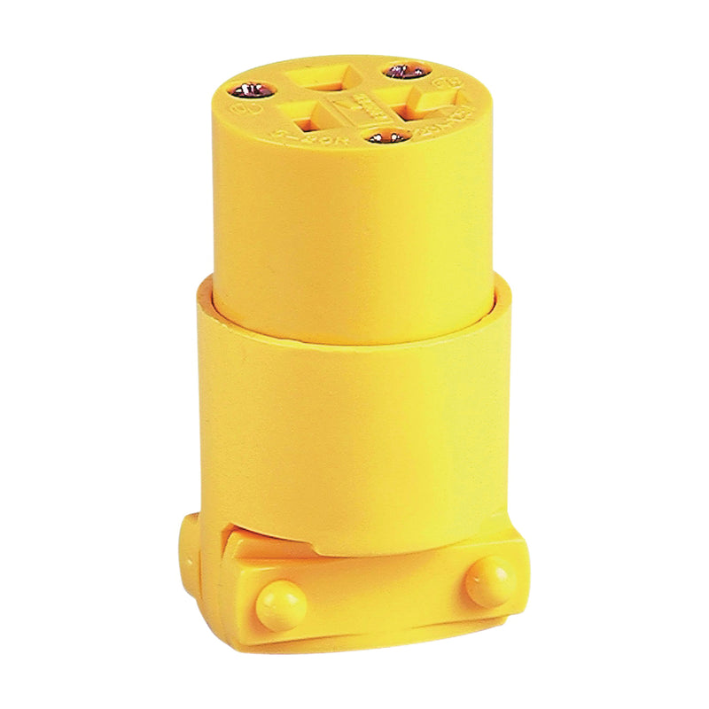 Eaton Wiring Devices Electrical Connector 2-Pole 20 A 125 V NEMA: 5-20R Yellow