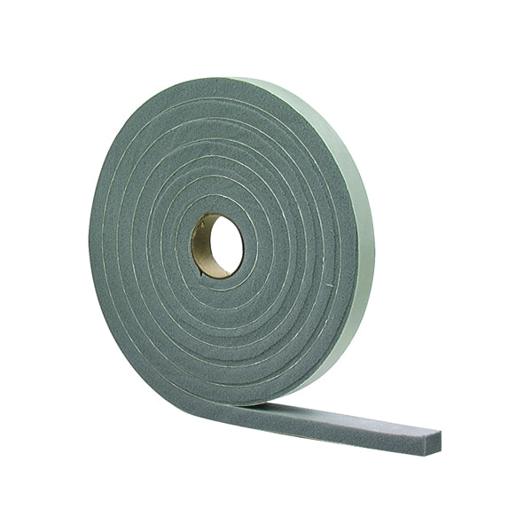 M-D Foam Tape 1/4 in W 17 ft L 1/8 in Thick PVC Gray